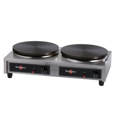Crêpière gaz double confort 35 cm